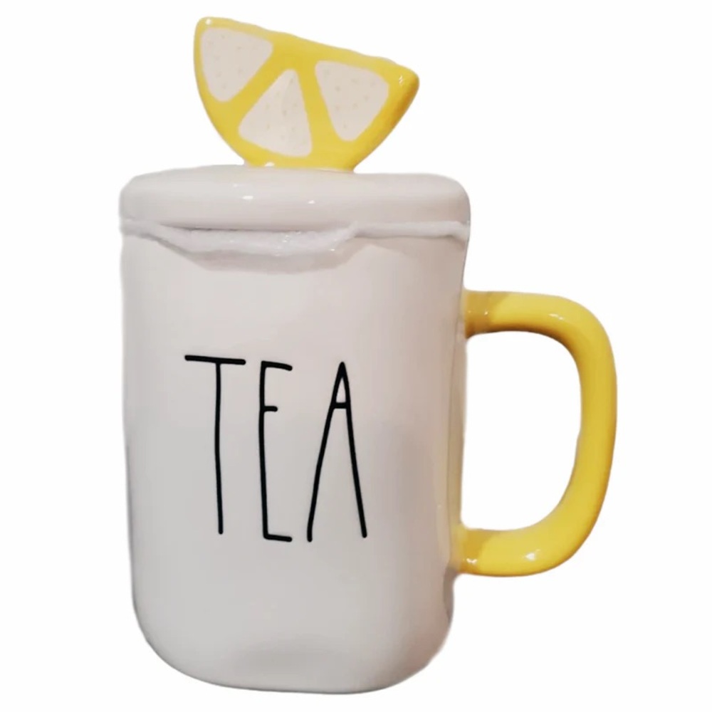 Rae Dunn White Tea Mug